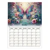 DIY Special Shaped Colorful Pattern 5D DIY Diamond Art Monthly Planner Kit