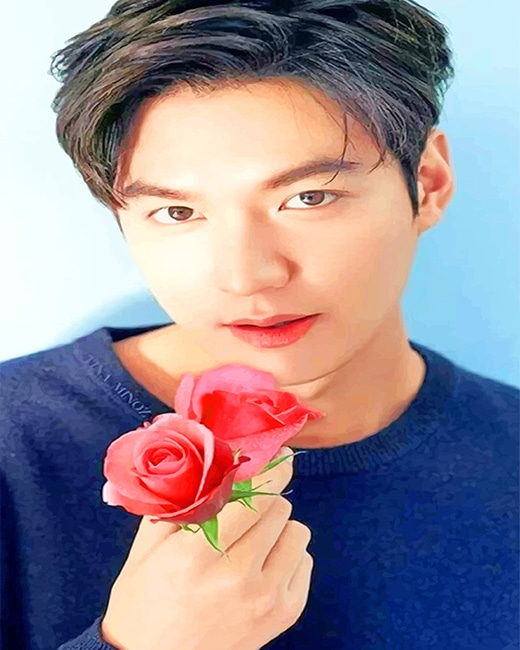 

Lee Min Hoo Flower – Paint By Numbers - 40*50CM, 501 Original