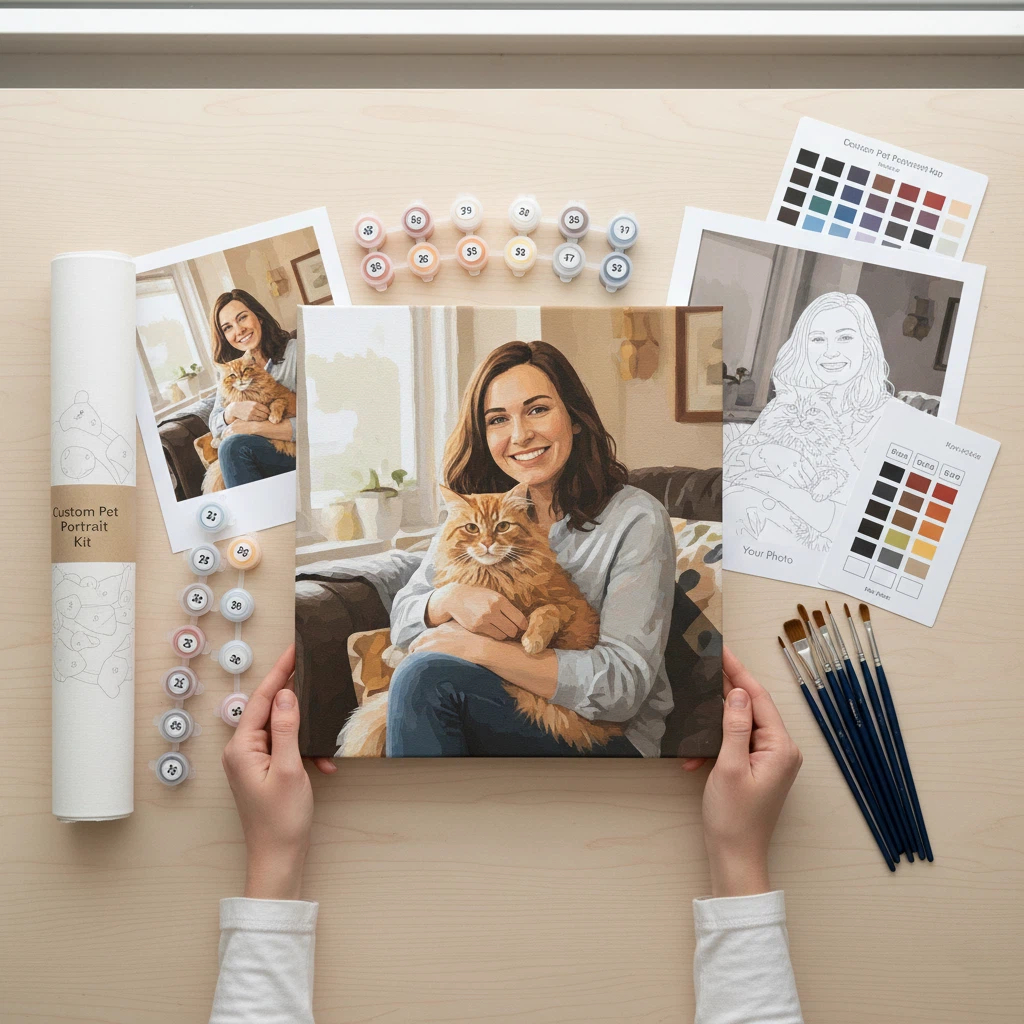 Custom Paint by Numbers Kit