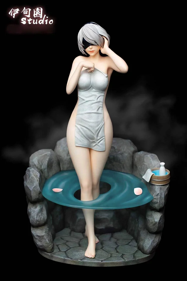 1/6 Scale Hot Springs Ver. YoRHa No.2 Type-B & YoRHa Type-A No.2 - NieR:Automata Resin Statue - YiDianYuan Studio [Pre-Order]-shopify