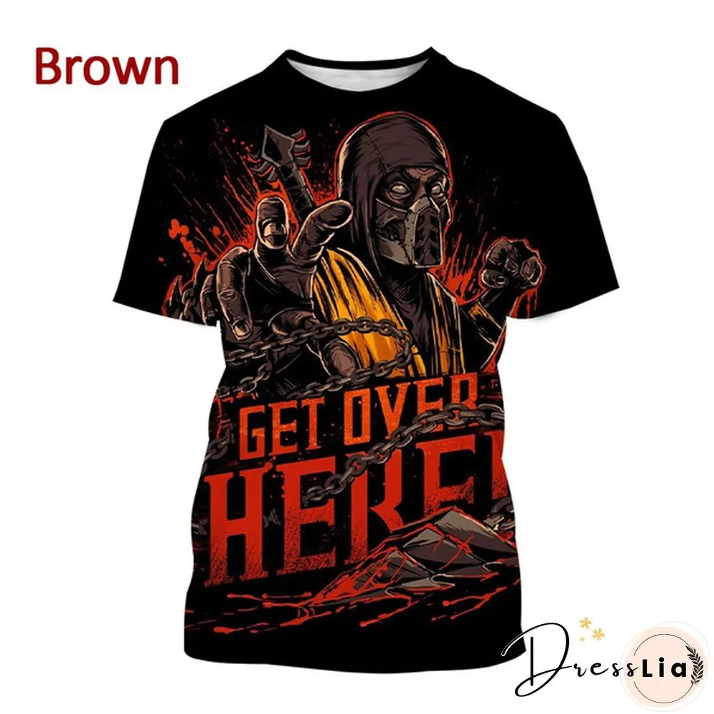 New Mens Fashion Print T-Shirt