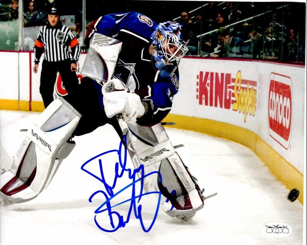 Peter Budaj Signed - Autographed Colorado Avalanche 8x10 inch Photo Poster painting