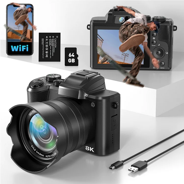 MELCAM-US 8K Digital Camera-Black