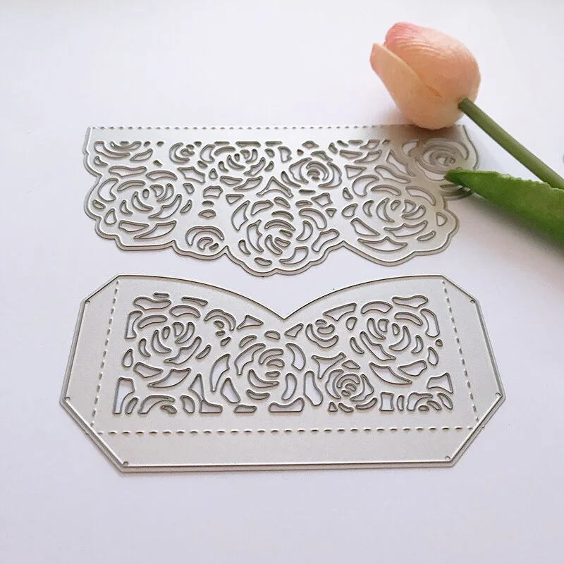 Lace Flower Metal Cutting Dies Scrapbooking New 2019 Pocket Crafts Die Cuts For Paper Cards making Decorations Embossing