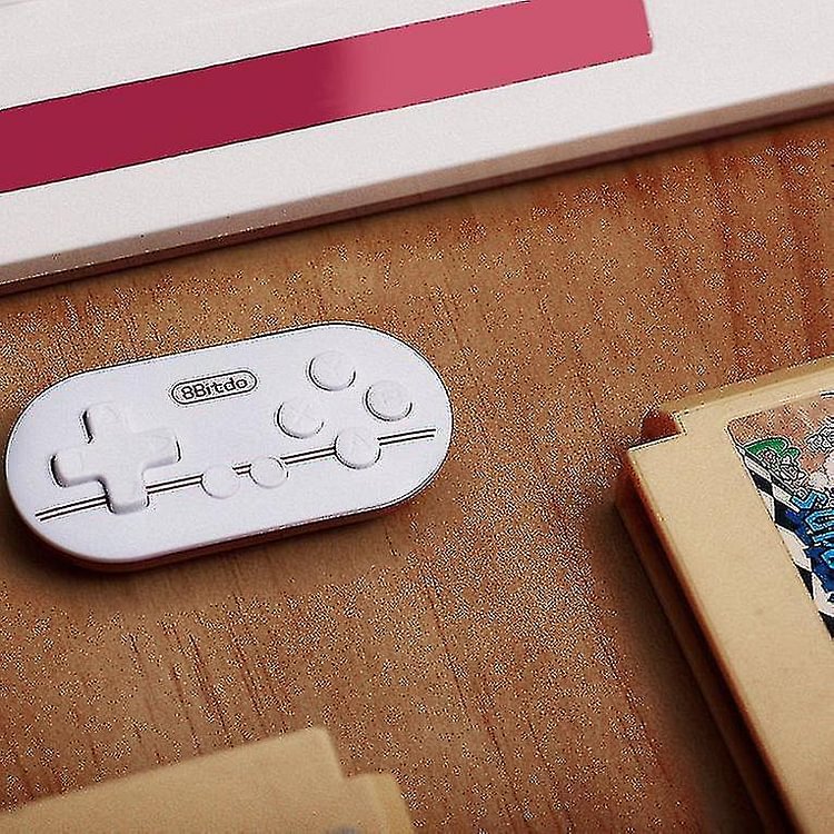 8bitdo Zero Mini Controller Portable Bluetooth White Wireless Gamepad