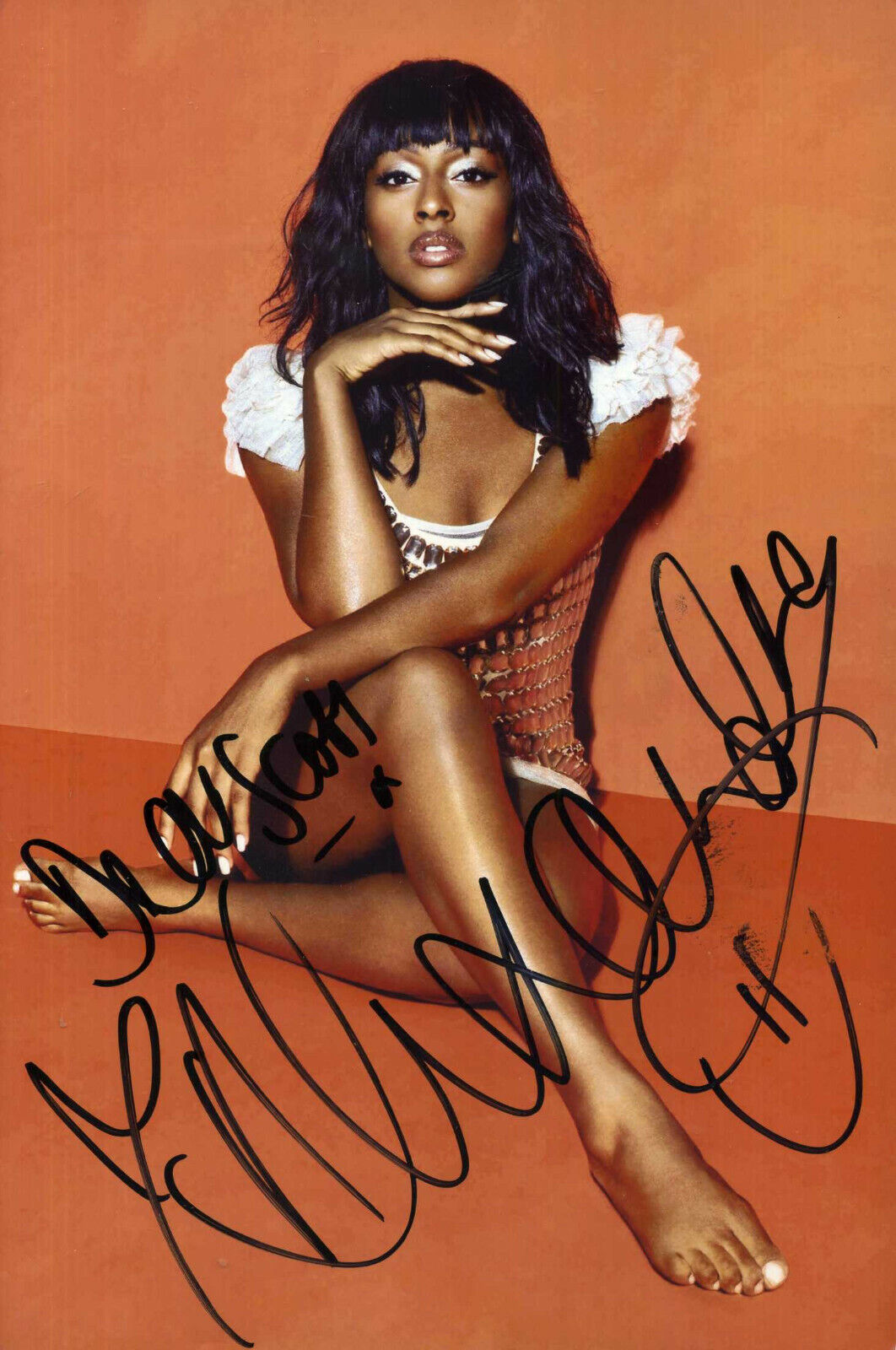 ALEXANDRA BURKE Signed Photo Poster paintinggraph - Pop Singer / Model X FACTOR - reprint