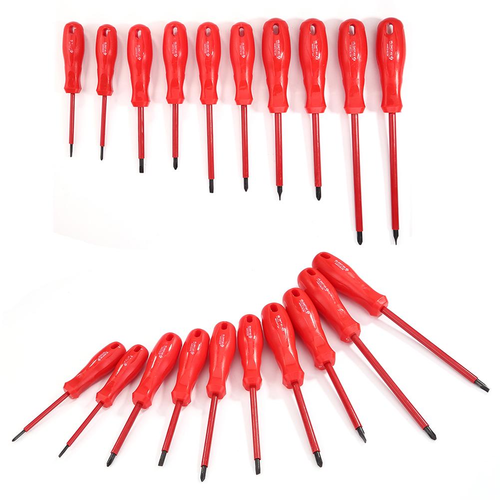 

10pcs Phillips/Slotted Insulated Screwdriver Manual Screw Driver Hand Tool, 501 Original