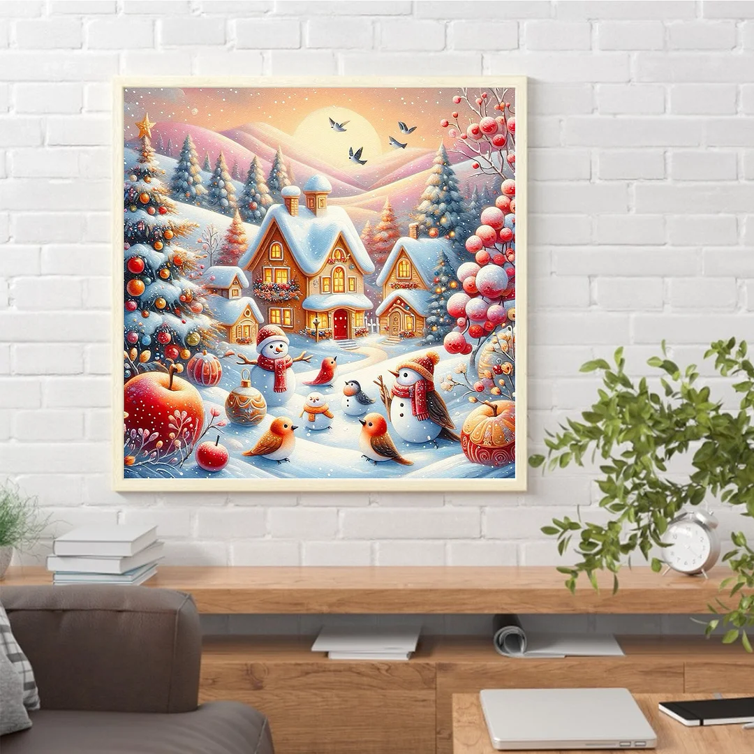 Diamond Painting - Full Round Drill - Town(Canvas|40*40cm)