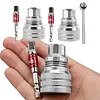 10mm-19mm Adjustable Universal Socket Wrench 3/8Inch Adapter Multi-Function Maintenance Socket Multi-Purpose Hexagonal Socket Ratchet Wrench for Torque Wrench & Power Drill