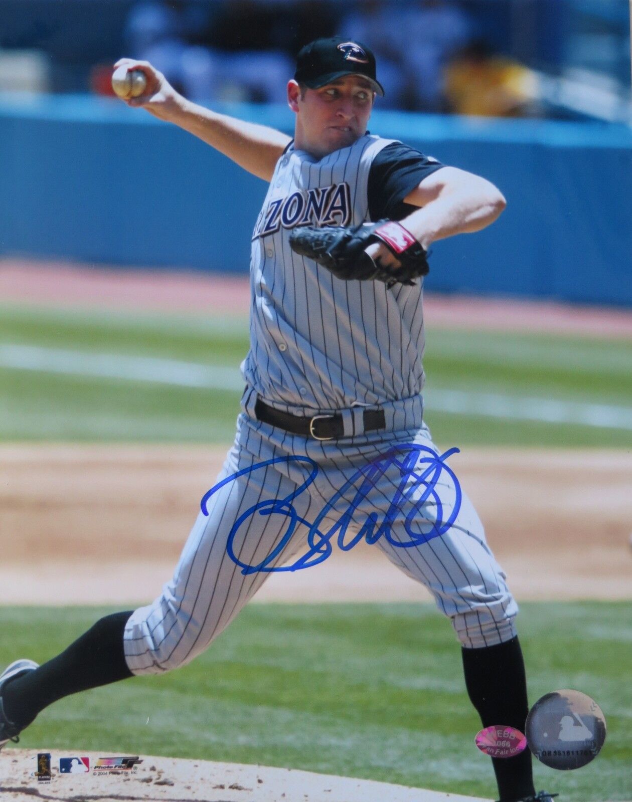 Brandon Webb Signed Arizona Diamondbacks Authentic 8x10 Photo Poster painting Fan Fair Inc COA