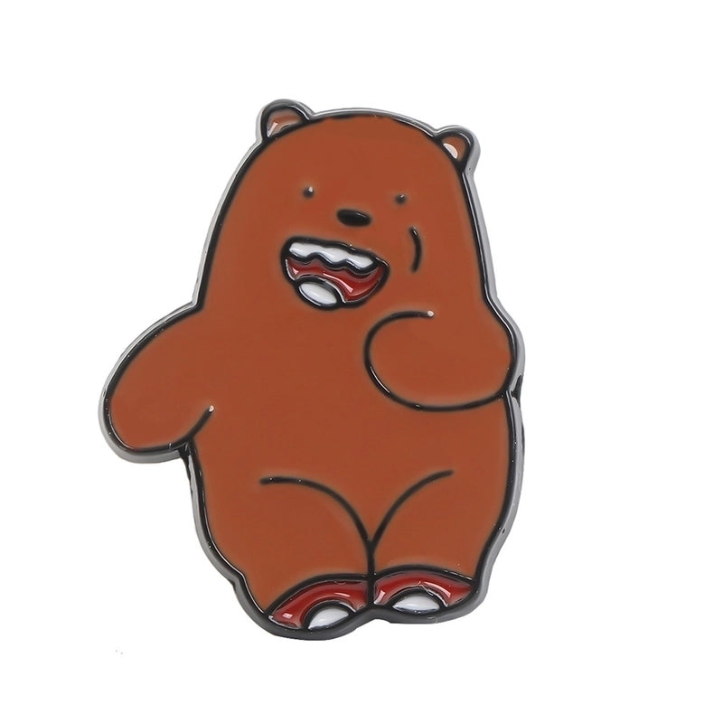 Cute Bear Panda Cat Alloy Women’s Brooches