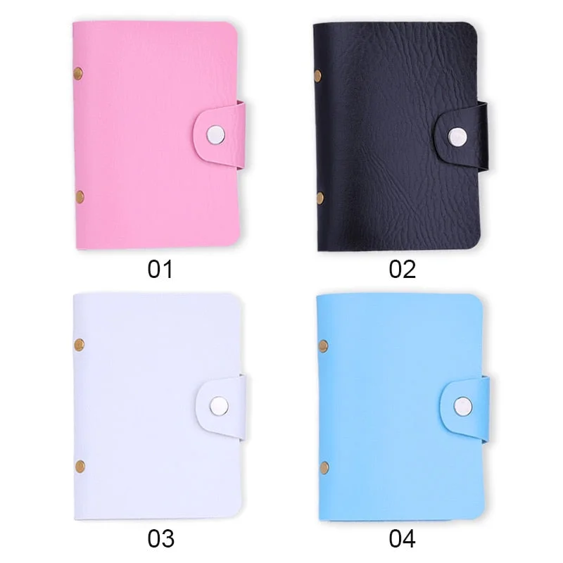 20 Slots Stamping Plate Bag iridescent Nails Art Stamp Card Bag Steel plate Stencil Album Storage Stamping Template Case-Nail Inspo