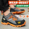 [Niezbędny do pracy na zewnątrz] Nowe męskie buty robocze ze stalowymi noskami CAT® 2025, niezniszczalne, odporne na przebicie, oferta ograniczona czasowo