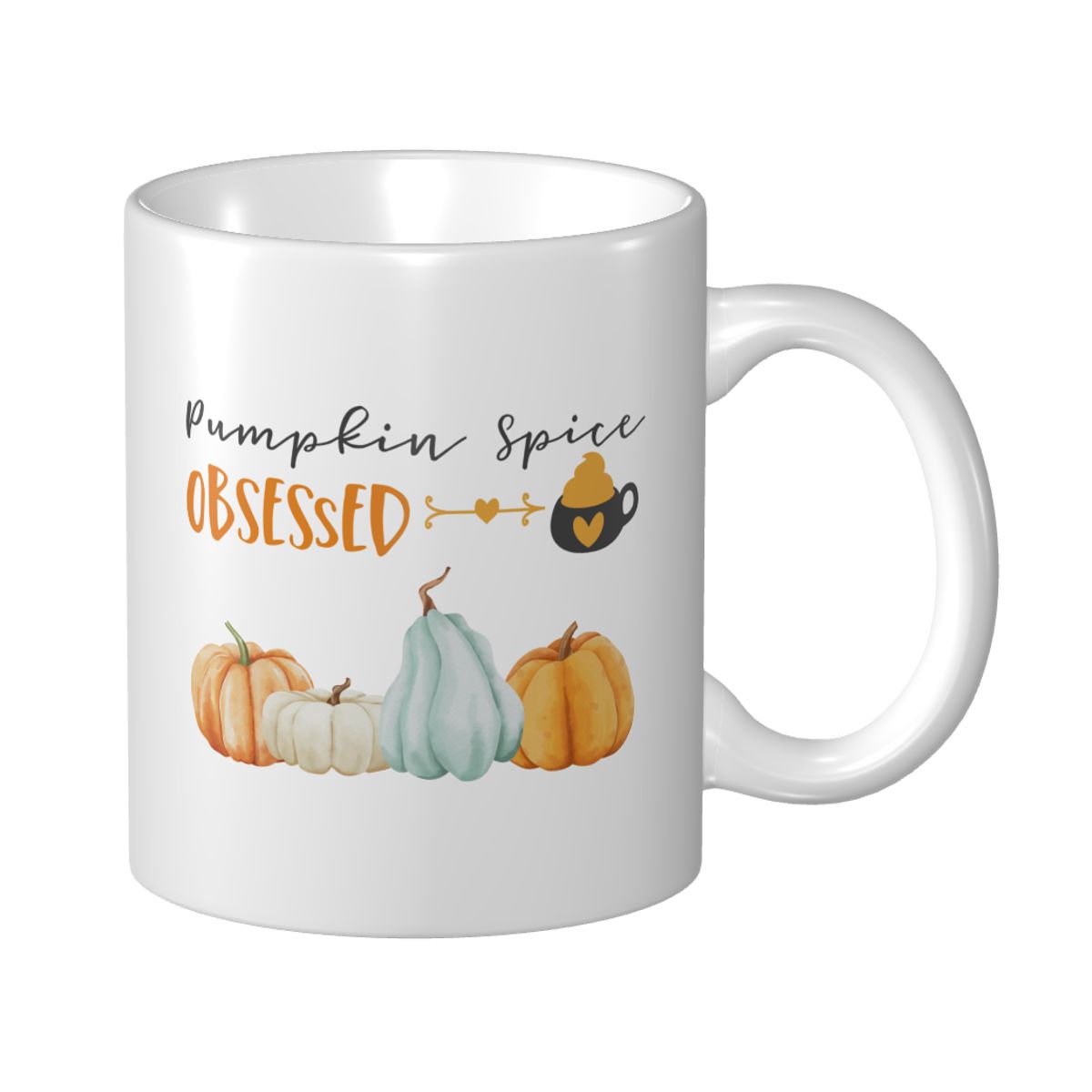 Pumpkin Spice Obsessed Ceramic Mug