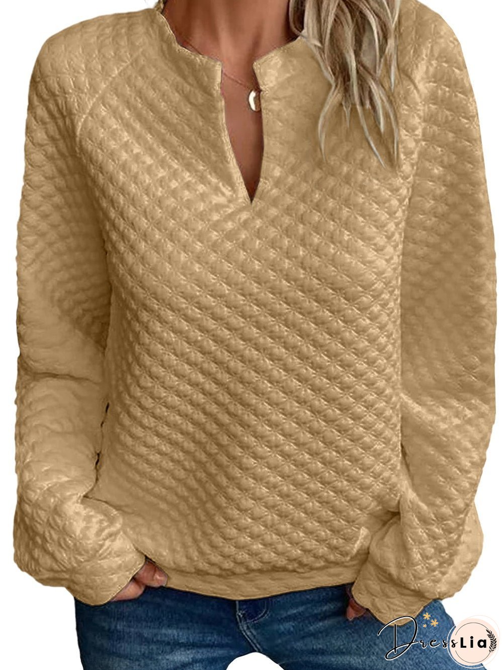 Comfortable Quilted Blouse