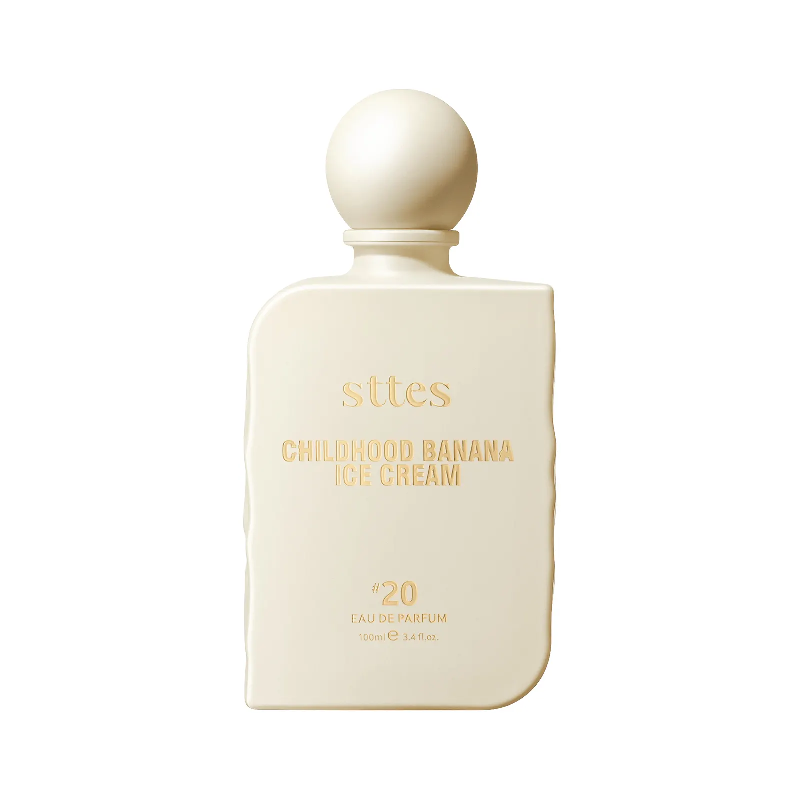Sttes #20 Childhood Banana Ice Cream Memories Hair Perfume for Women &ndash; Gourmand Eau de Parfum with Banana Ice Cream, Caramel & Vanilla, 100ml / 3.4 fl oz