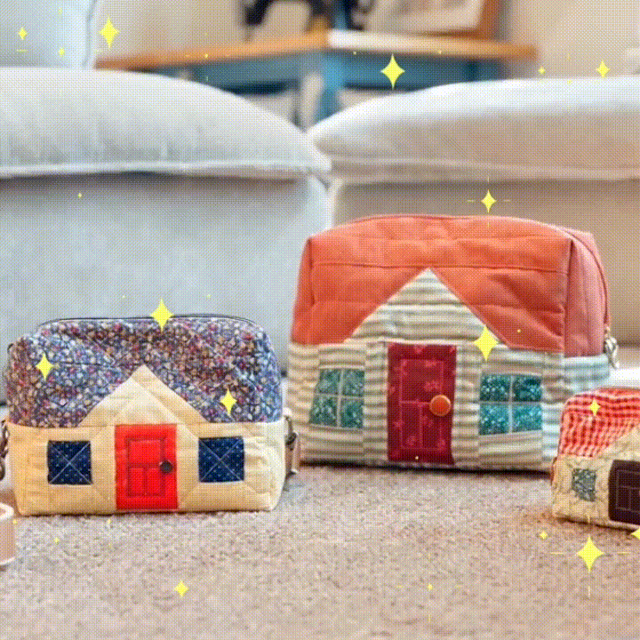 House Shaped Quilted Bag