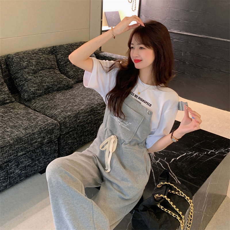Smart Casual Trousers – Chic Korean Pink Gray Jumpsuit Women Spring Autumn High Waist Casual Jumpsuits Combinaison Femme Elegant Overalls | Xinkeke