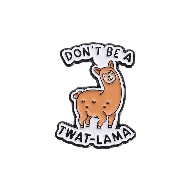 Cartoon Style Cute Animal Letter Plant Alloy Stamping Stoving Varnish Women’s Brooches