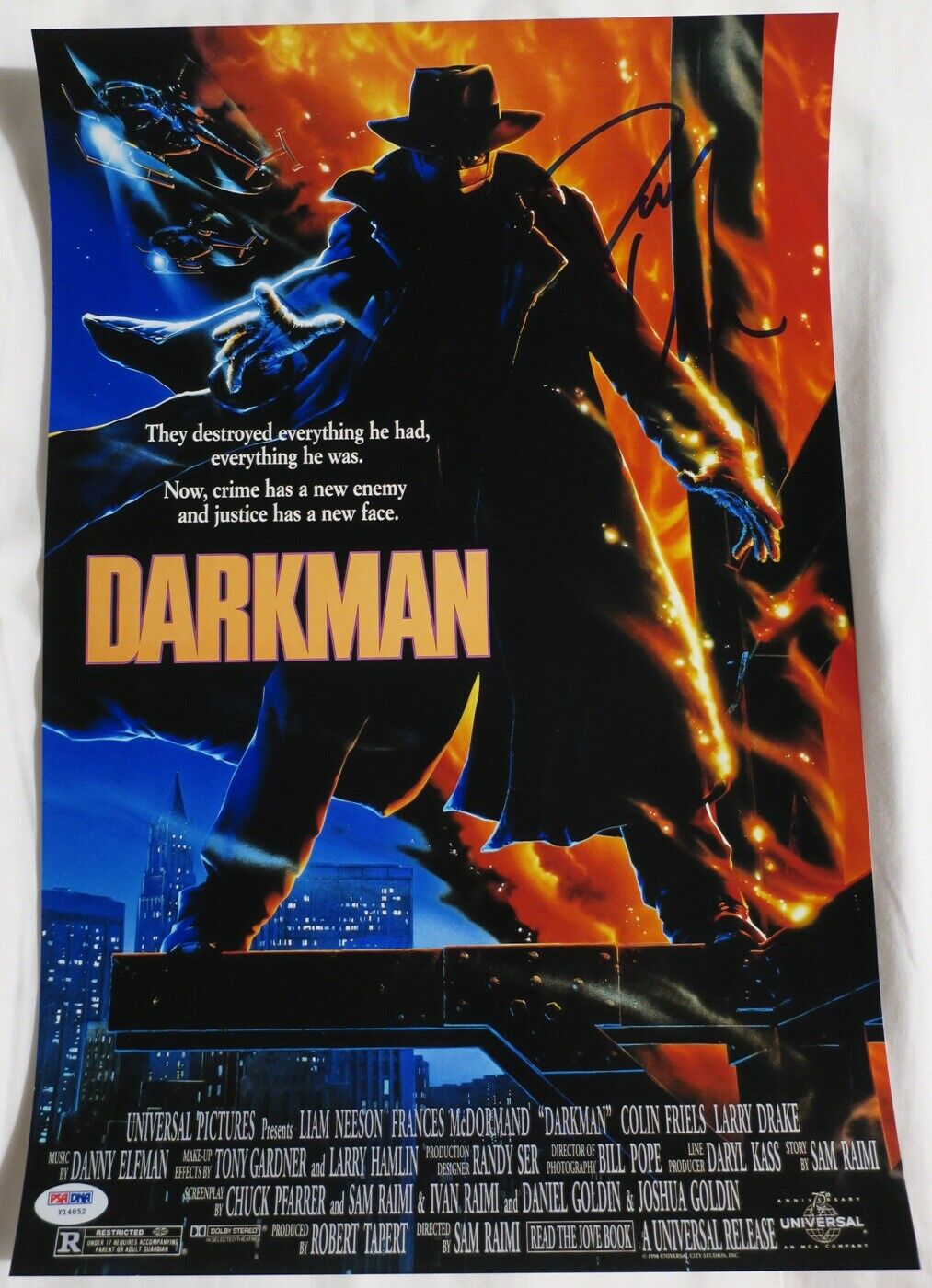 Danny Elfman Signed Darkman Authentic Autographed 12x18 Photo Poster painting PSA/DNA #Y14852