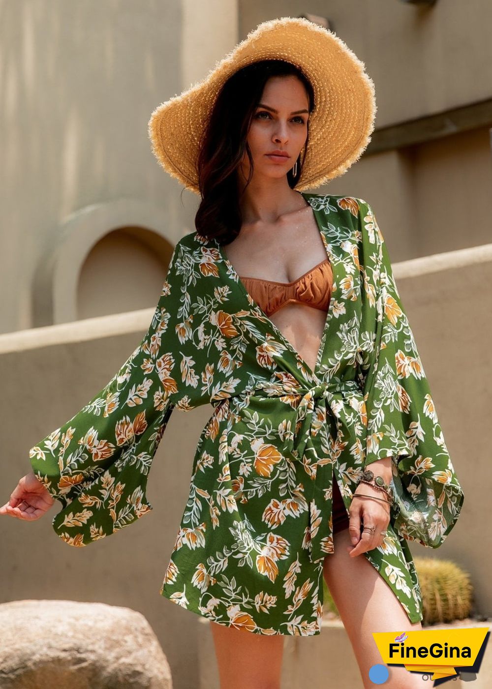 Women's Chic Iesha Boho Kimono Dress