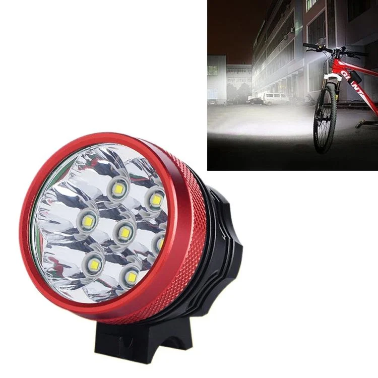 Mountain Bike Light Headlights T6 Glaring Flashlight Waterproof Shockproof Night Riding Equipment 