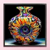 Abstract Art Vase - 11CT Stamped Cross Stitch 50*50cm