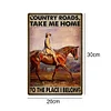 Cowboy - Vintage Metal Signs - 20*30cm - Western