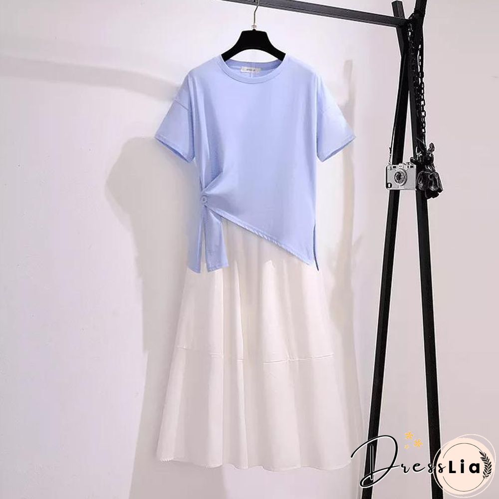 Casual Solid Color Two-Piece Set P10615