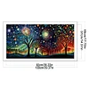 (US Local)Starry Night-11CT Stamped Cross Stitch Kit(100x45cm)