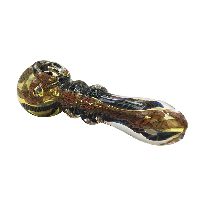 Wholesale Heady Glass Spoon Hand Pipe for Smoking 