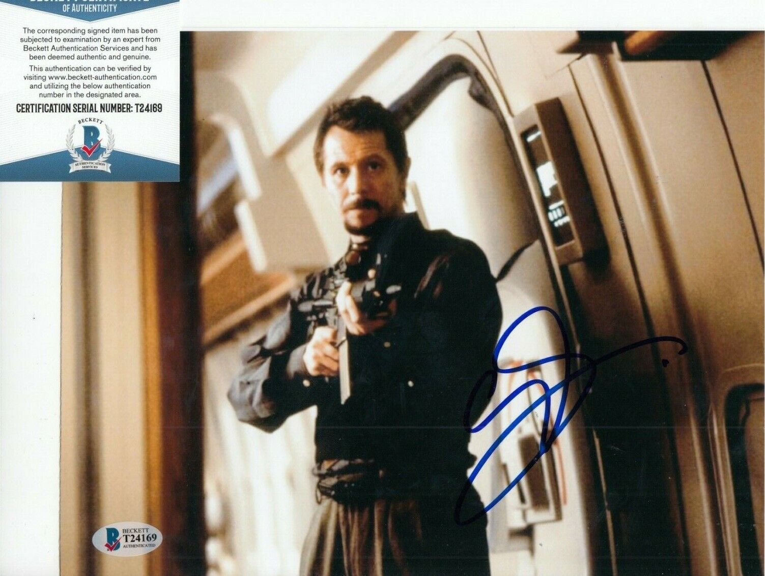 GARY OLDMAN signed (AIR FORCE ONE) *Ivan Korshunov* 8X10 Photo Poster painting BAS BECKETT