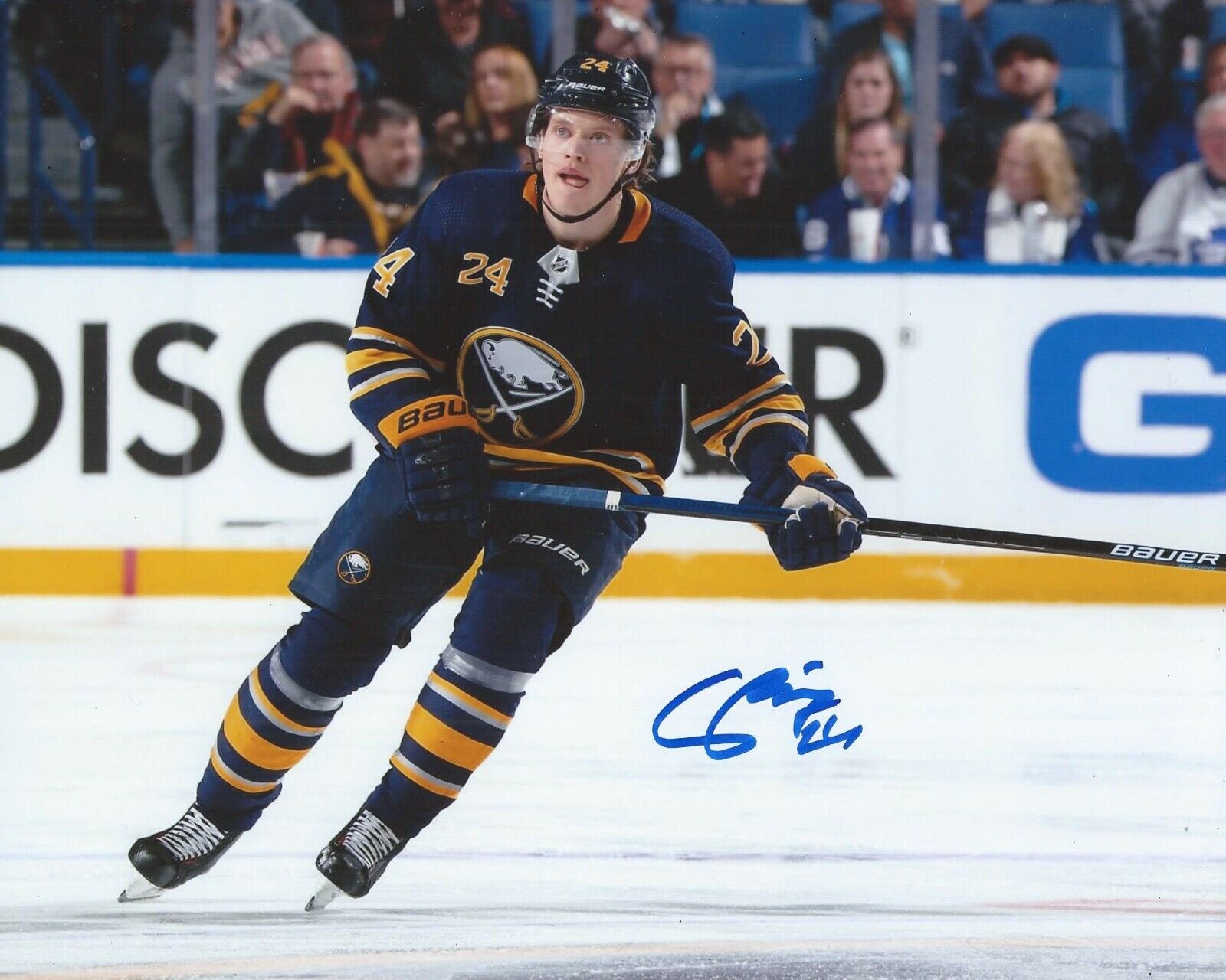 Lawrence Pilut Signed 8x10 Photo Poster painting Buffalo Sabres Autographed COA B