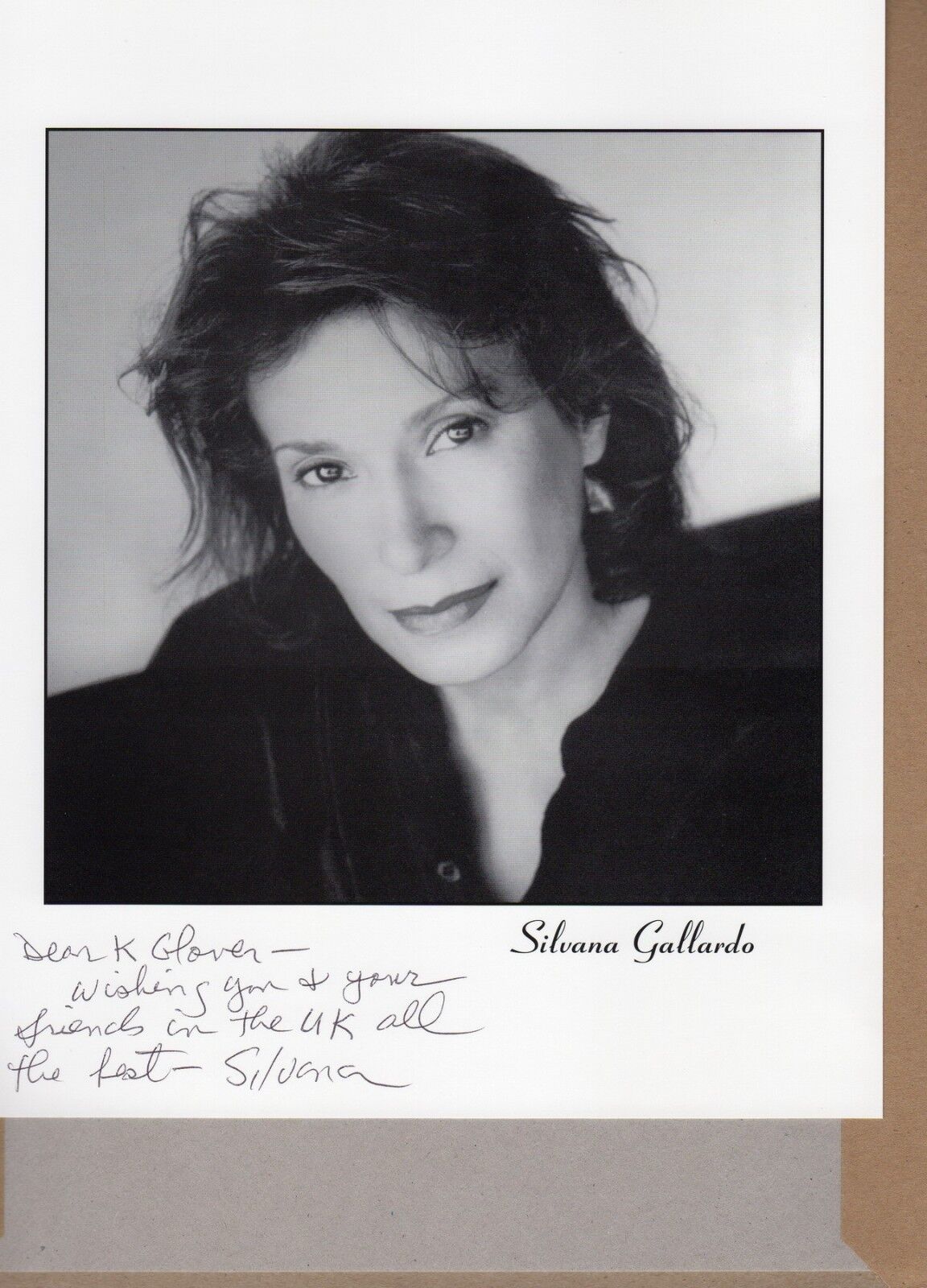 SILVANA GALLARDO Deceased AUTOGRAPH NYPD BLUE KOJAK