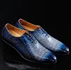 Timeless Alligator Shoes Mens Whole Cut Alligator Dress Shoes -Dress Shoes