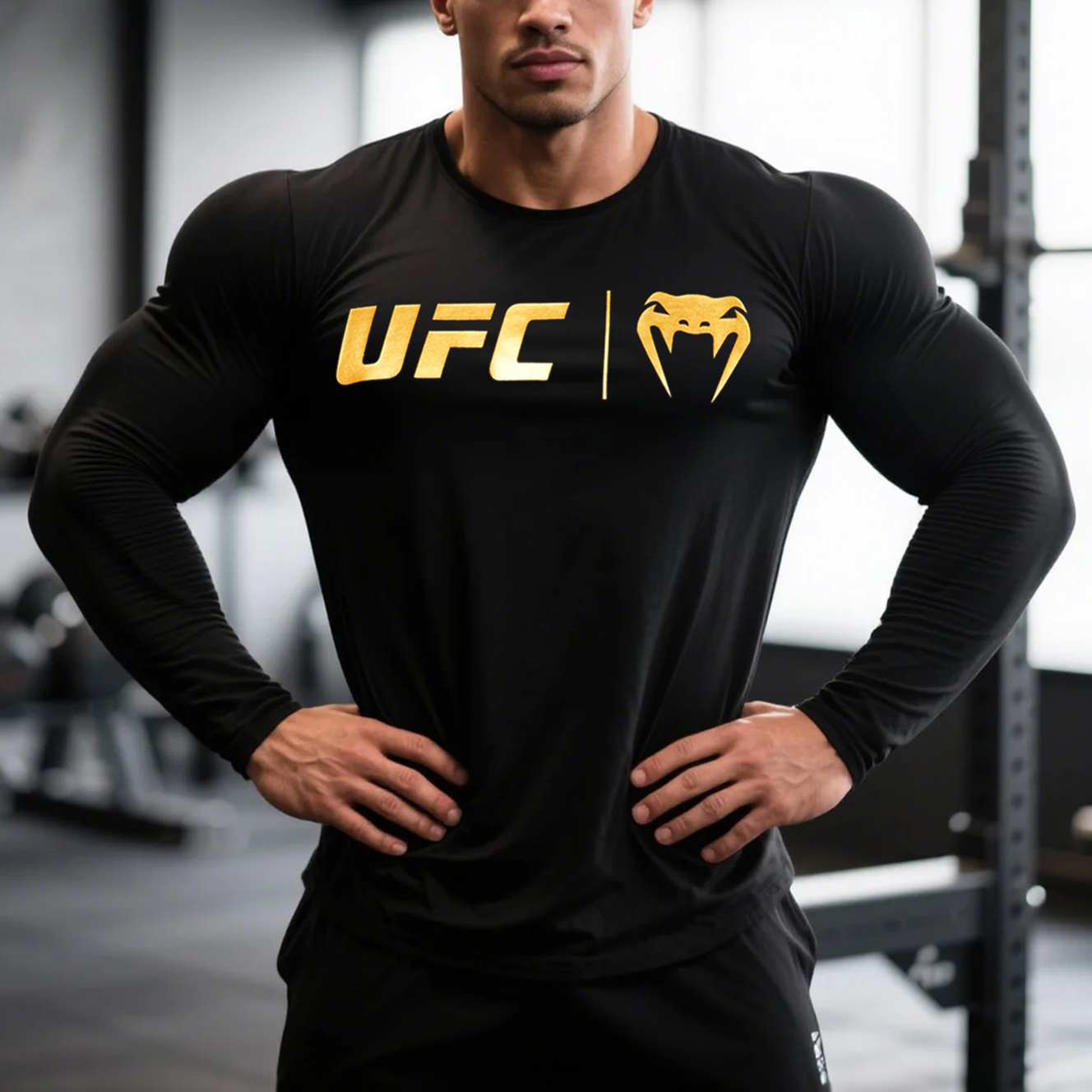 Tight-fitting Combat Print Long-sleeved Crew Neck Sweatshirt T-shirt / TECHWEAR CLUB / Techwear
