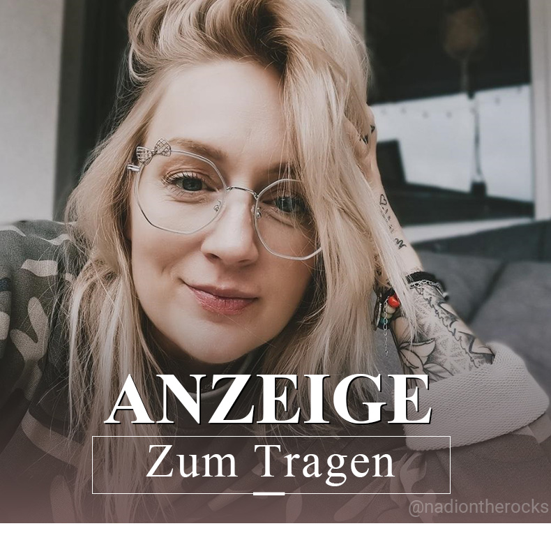 Kaitlyn Silber Geometrisch Brille