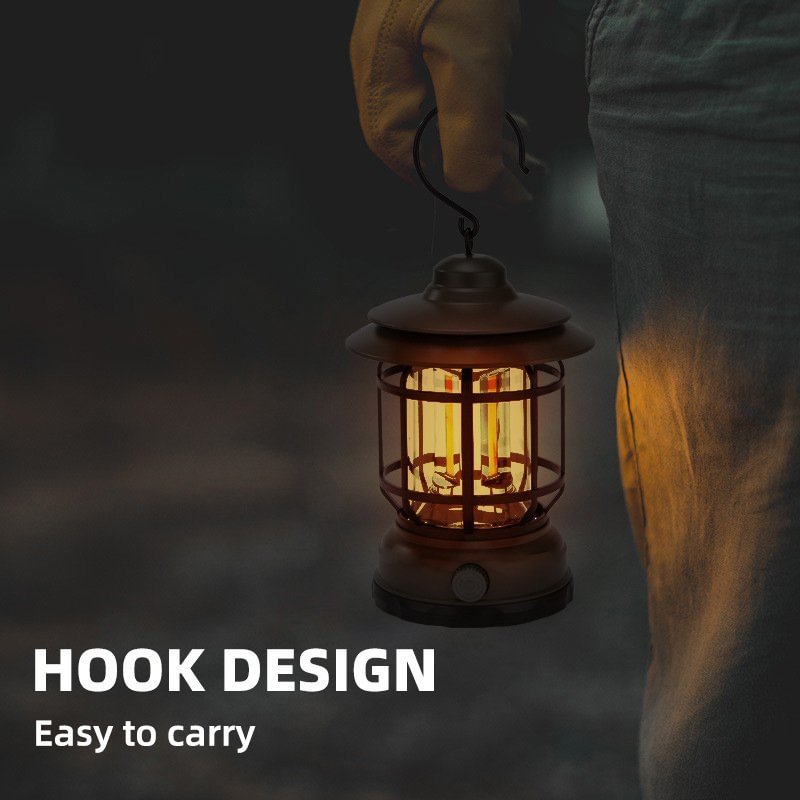 🎉 Portable Retro Camping Lamp