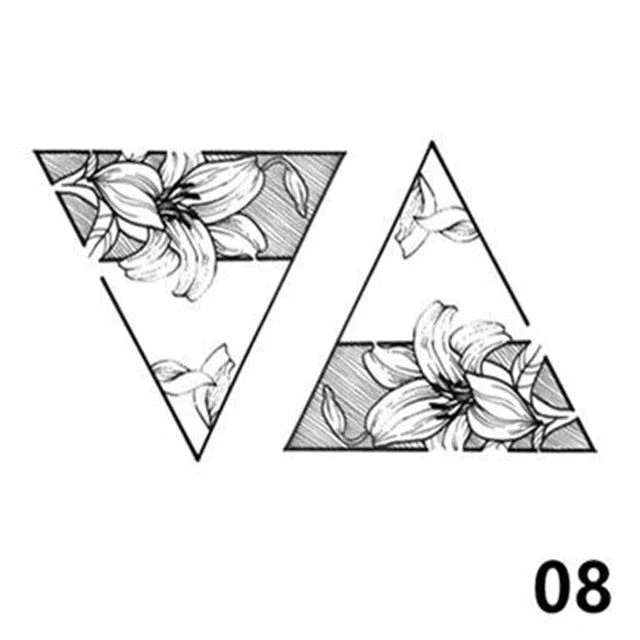 Waterproof Tattoo Stickers Cute Pattern Fake Tattoos Love Hourglass Sexy Girl Arm Clavicle Animal Wolf Temporary Tatoo Sticker