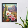 Diamond Painting-DIY Full Round Drill Desert Cactus Flowers