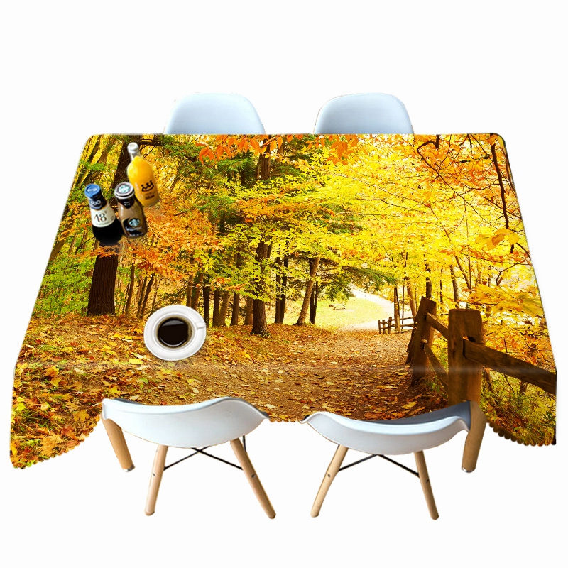 

Maple Leaf - 3D Tablecloth, 140*210cm, 501 Original