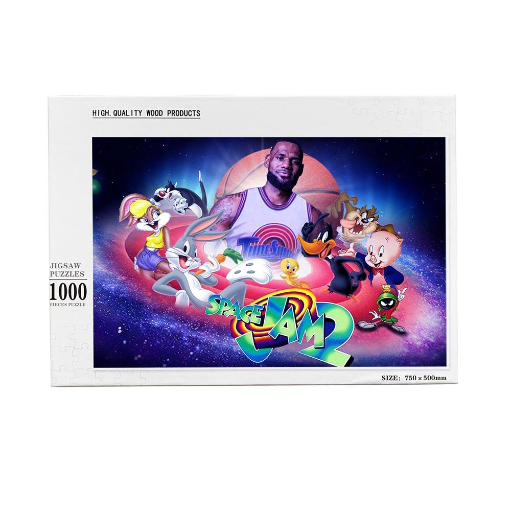 Space Jam A New Legacy Jigsaw Puzzle Educational Interactive Toy Family Use 1000 Pieces