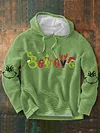 Men's Christmas Print Long Sleeve Hoodie