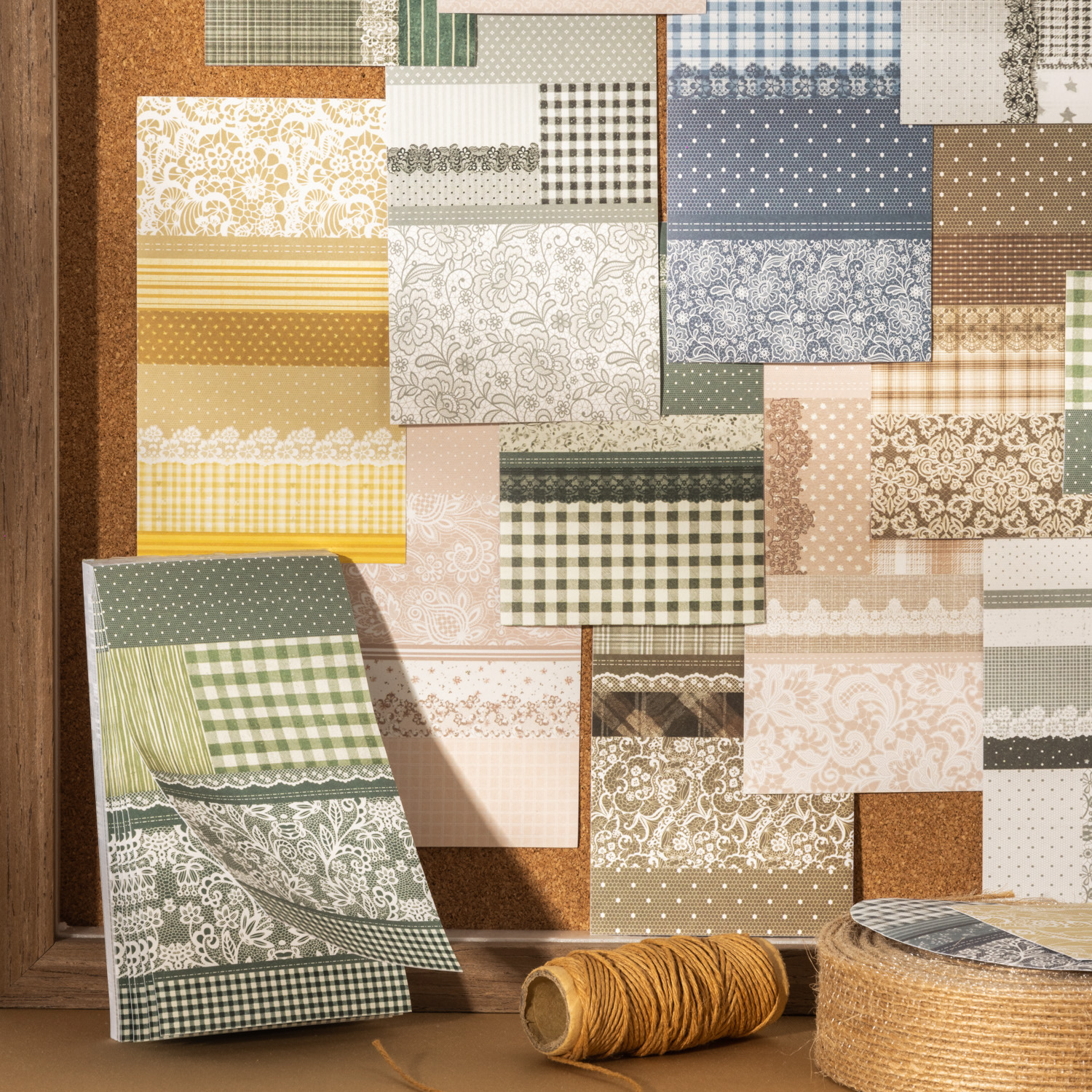 스티커북 - 플로럴 패치워크 시리즈 빈티지 레이스 플라워