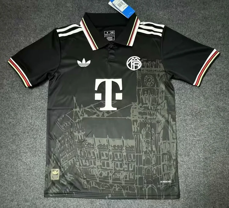 2025-26 Bayern Munich Three Away Black - Jersey - Fan Edition