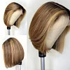 Straight Bob Wig Lace Wig Highlights Wig