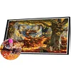 Diamond Painting-DIY Round Part AB Drill Autumn Fairy(60*45CM)