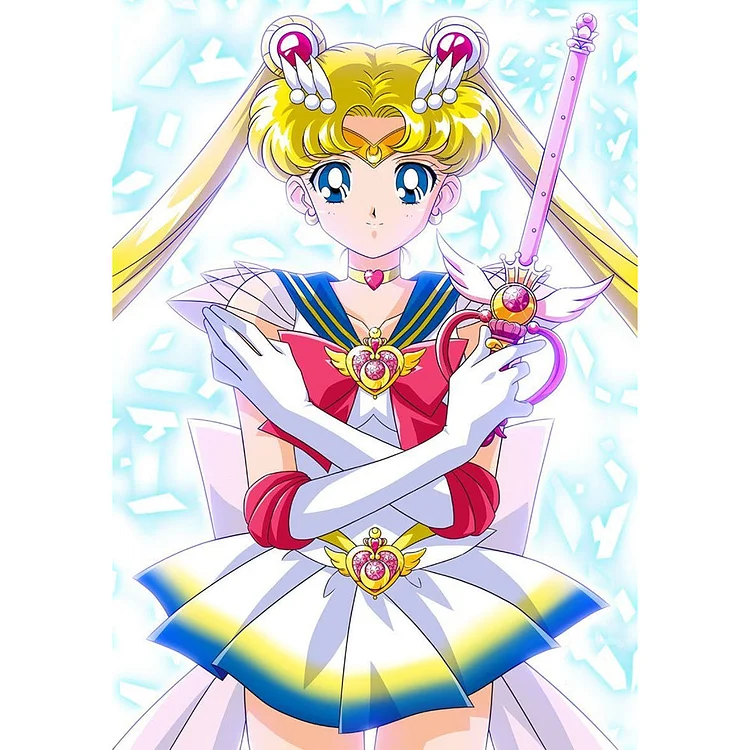 Sailor Moon Round Full Drill Diamond Painting 30X40CM(Canvas) gbfke