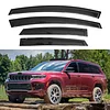 IG Window Visor for Jeep Grand Cherokee L 2021-2024, Rain Guard Tape-On Extra Durable Wind Sun Side Vent Window Deflector, 2021 2022 2023 2024