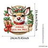 Diamond Painting Acrylic Reindeer Pendant Kits for Home Wall Decor